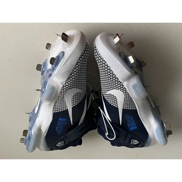 Mens Sz 14 Nike Force Zoom Mike Trout 7 Baseball Cleats CI3134-403 Blue White - Picture 9 of 11